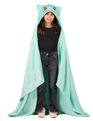 Otroški kostum Bulbasaur polarno odejo s kapuco Pokémon™ 