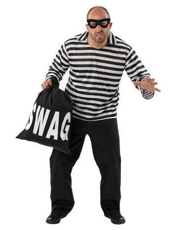 Moški črtasti vlom preobleka