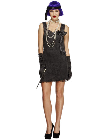 Kostum Charleston s črnim vozlom