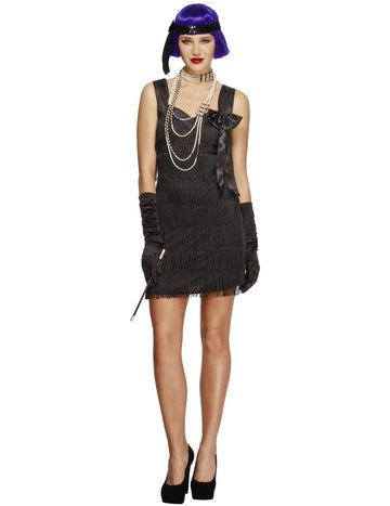 Kostum Charleston s črnim vozlom