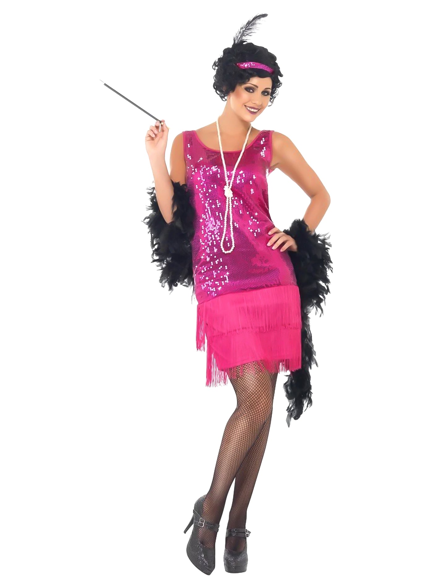 Pink Woman Charleston kostum
