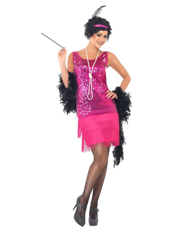 Pink Woman Charleston kostum