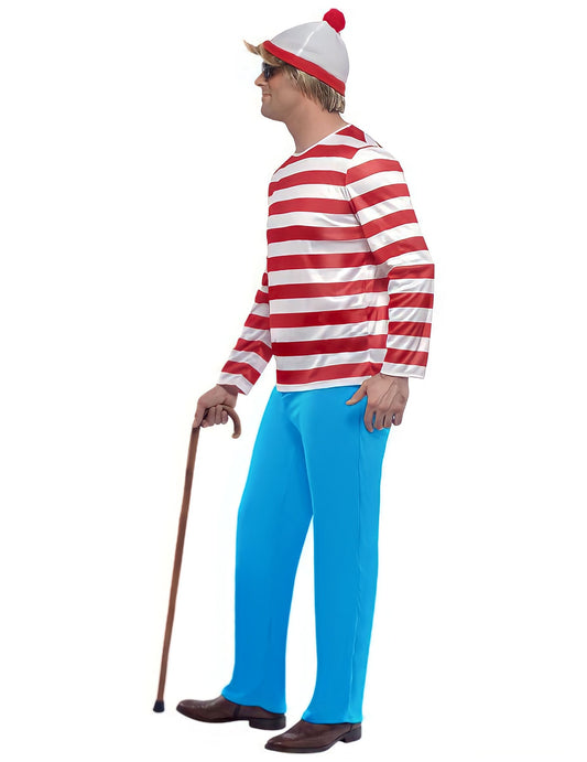 Vue de profil du déguisement Où est Charlie™