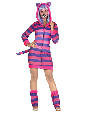 Ženska črtan klepet preoblečena