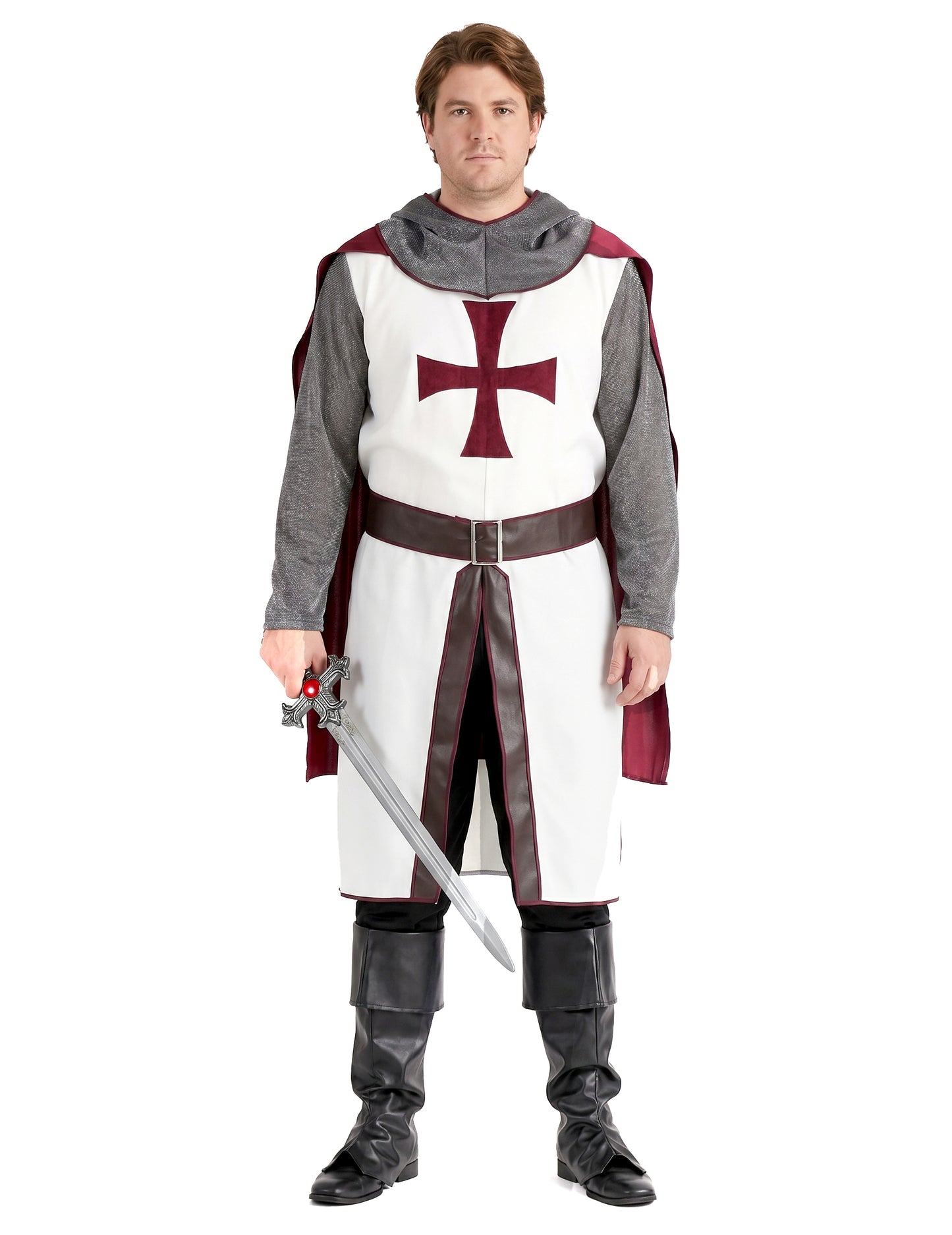 Razkošen kostum templjarja za moške 