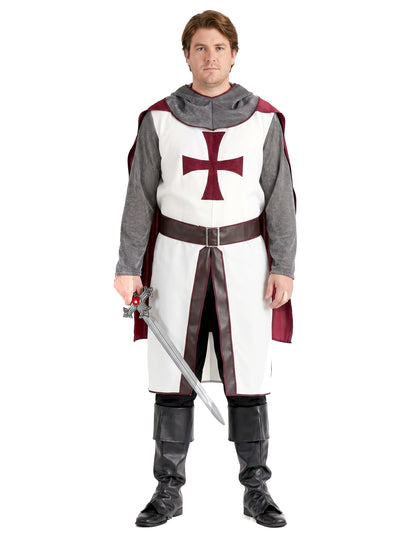 Razkošen kostum templjarja za moške 