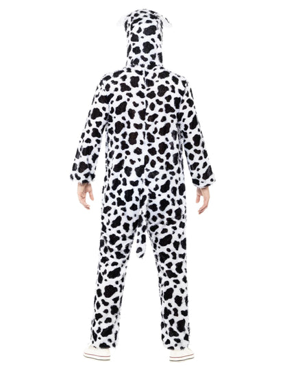 Vue de dos du déguisement de chien dalmatien pour adulte
