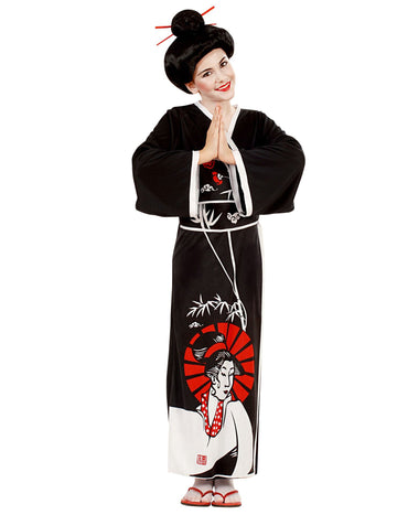 Črna kitajska kostumska punca