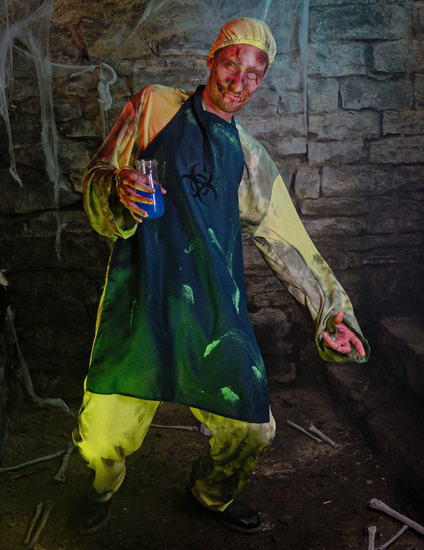 Moški radioaktivni kirurški kostum