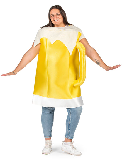 Sprednji pogled na kostum piva za odrasle