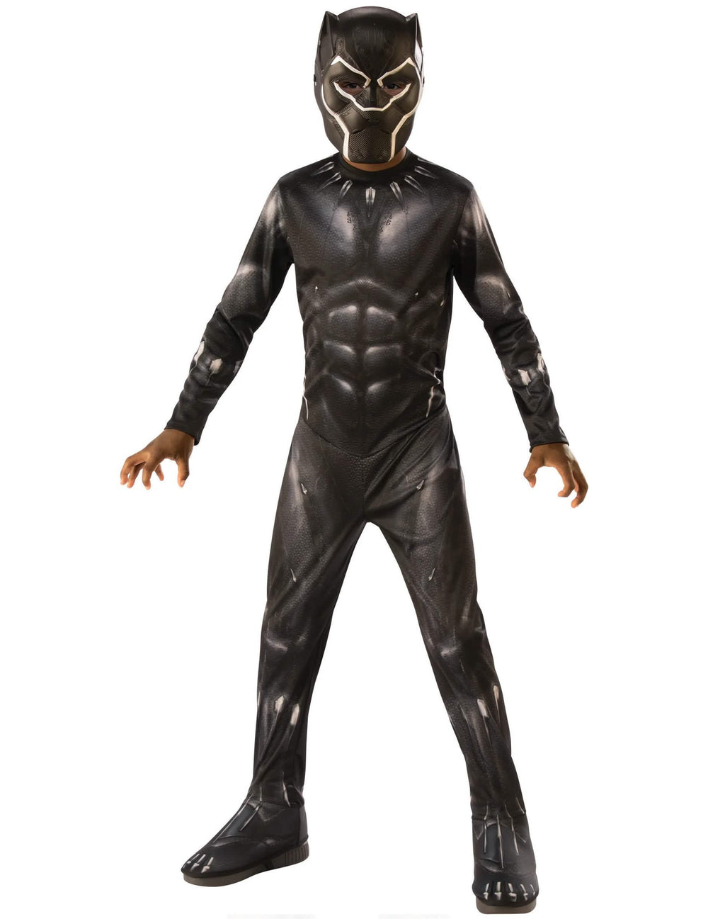 Klasični kostum Black Panther Infinity War za dečka črna z masko