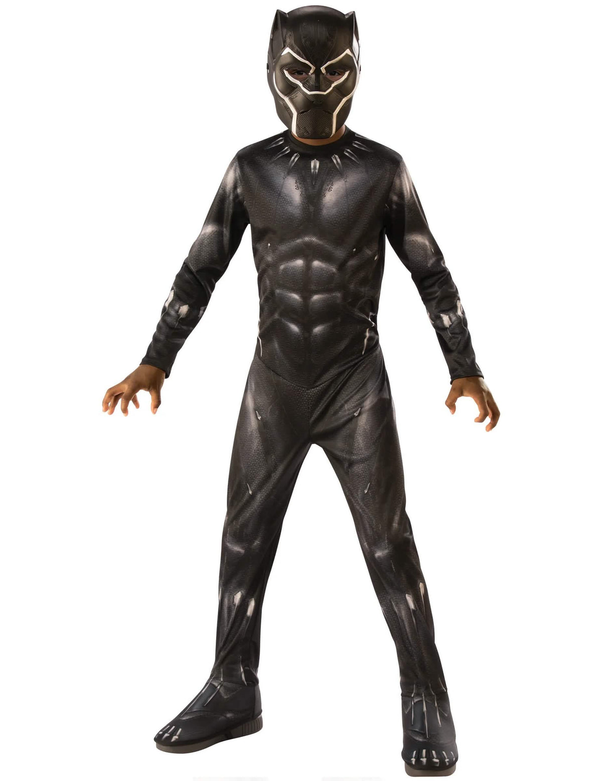 Klasični kostum Black Panther Infinity War za dečka črna z masko