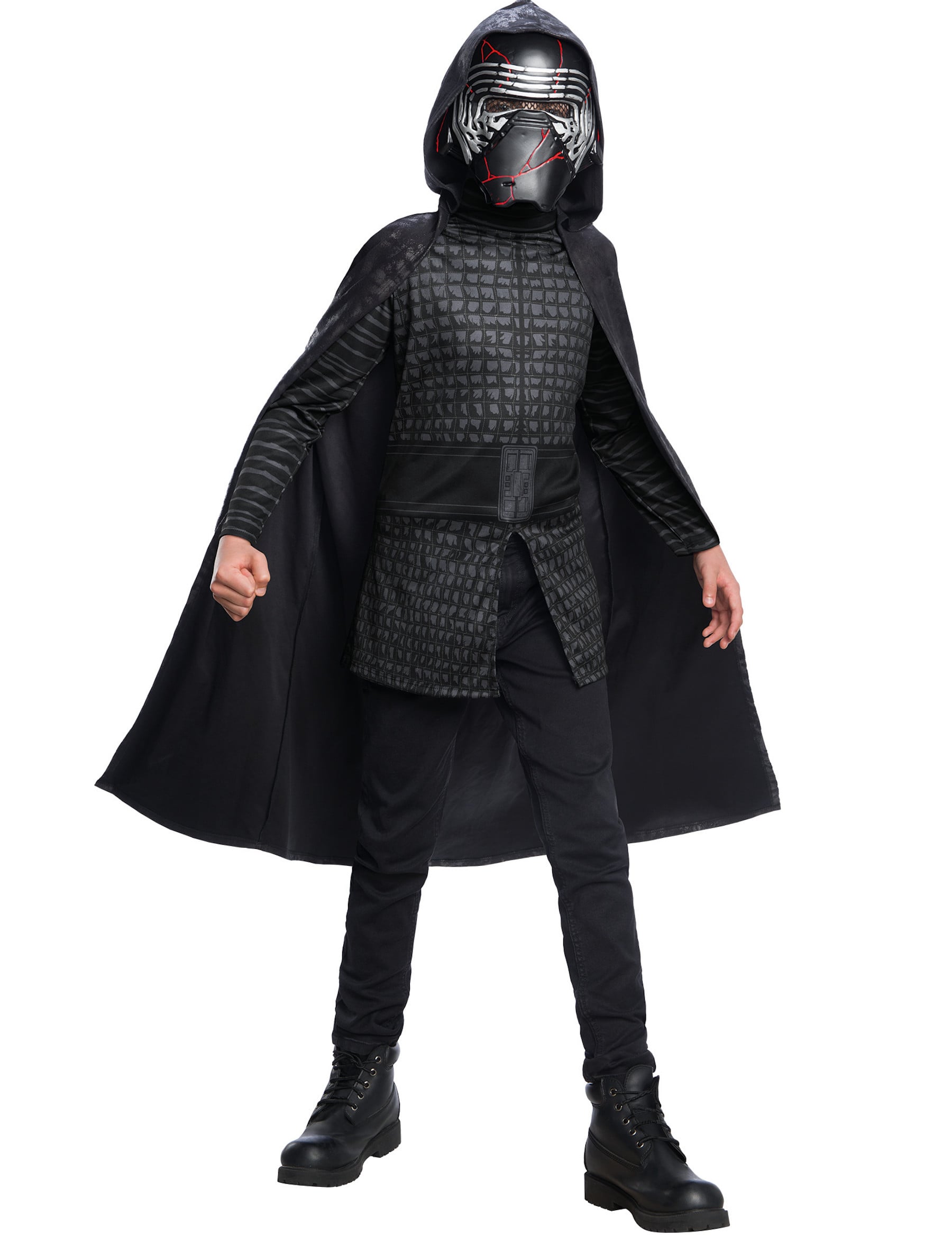Déguisement classique Kylo Ren Star Wars IX pour enfant noir avec masque et cape