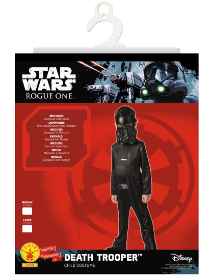 Klasični kostum Death Trooper Star Wars Rogue One Otroci