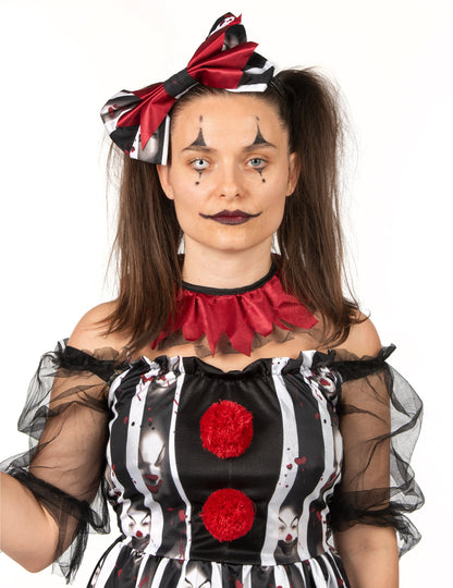 Ženski luksuzni nori klovnski kostum