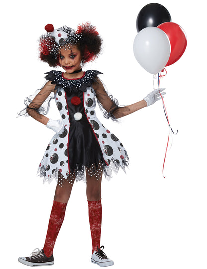 Strašljivo klovn preobleče luksuzno dekle