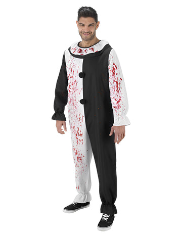 Grozljiv krvav klovnski kostum za odrasle