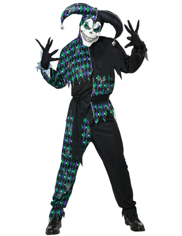 Odrasli luksuzni pošastni klovnski kostum