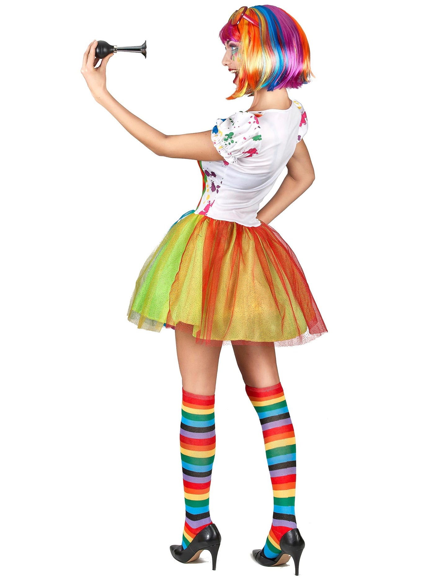 Večbarvna ženska večbarvna slikarska kostum