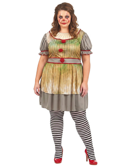 Velika ženska Psycho Clown preobleka