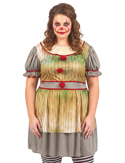 Velika ženska Psycho Clown preobleka