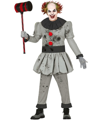 Človek klovn preobleči človek