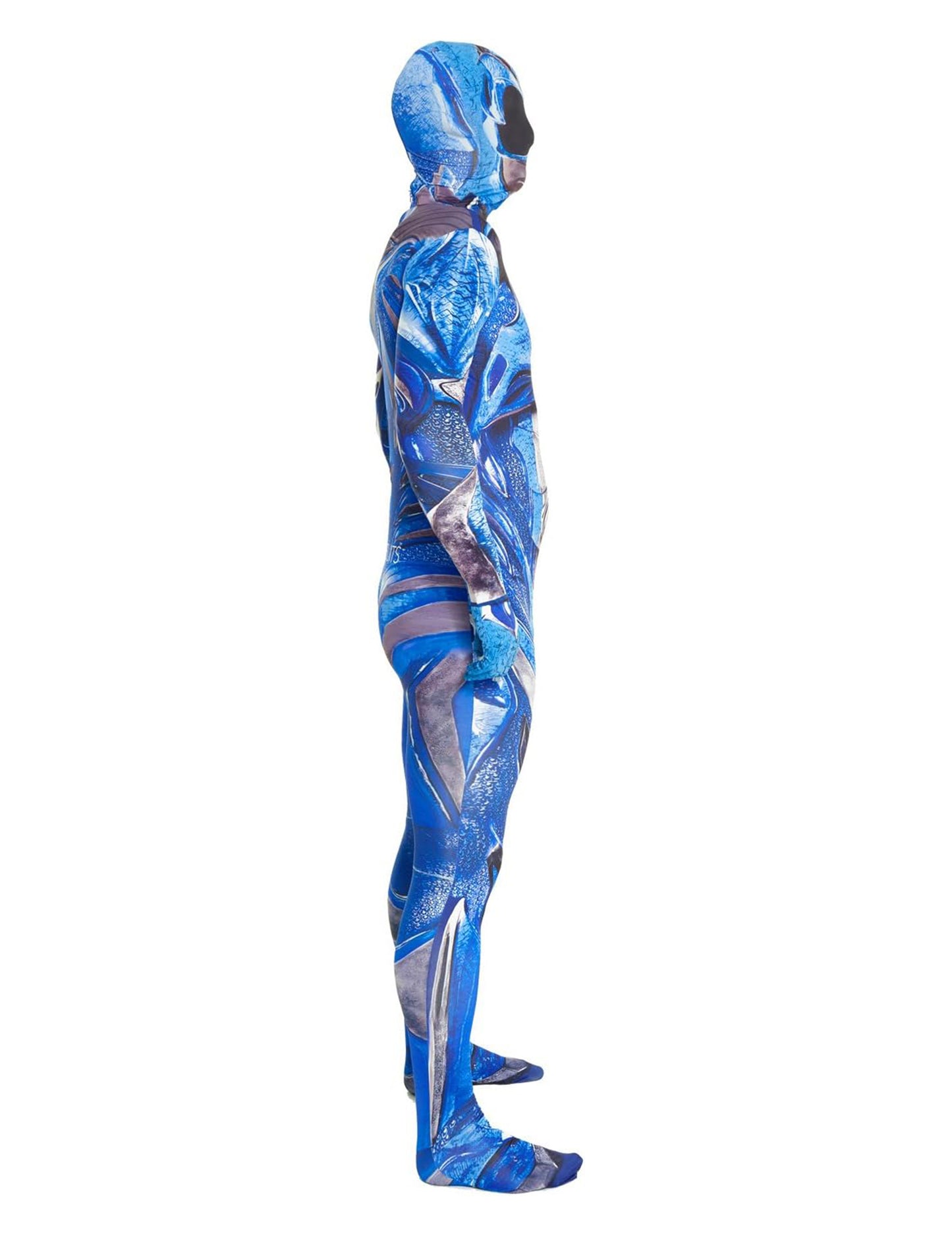 Modra kombinacija prikrita Power Rangers Deluxe Morphsuits za odrasle