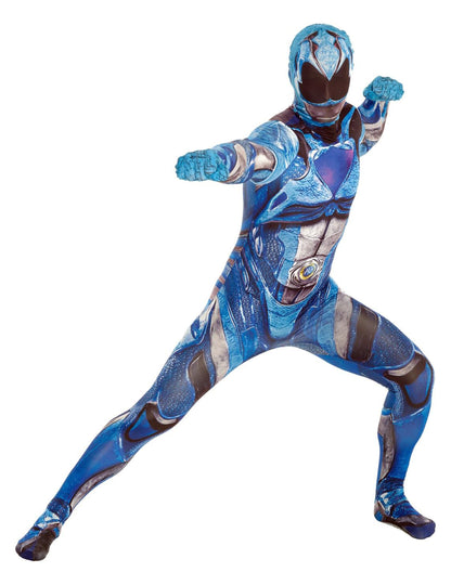 Kostum modri kombinezon Power Rangers™ deluxe za odrasle Morphsuits™ 