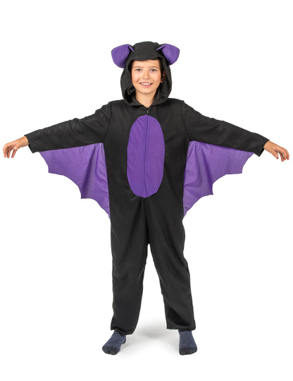 Kostum kombiniranja črnih in vijoličnih fantov