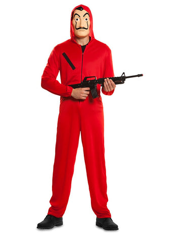 Kombinacija preobleke in maska La Casa de Papel Adult