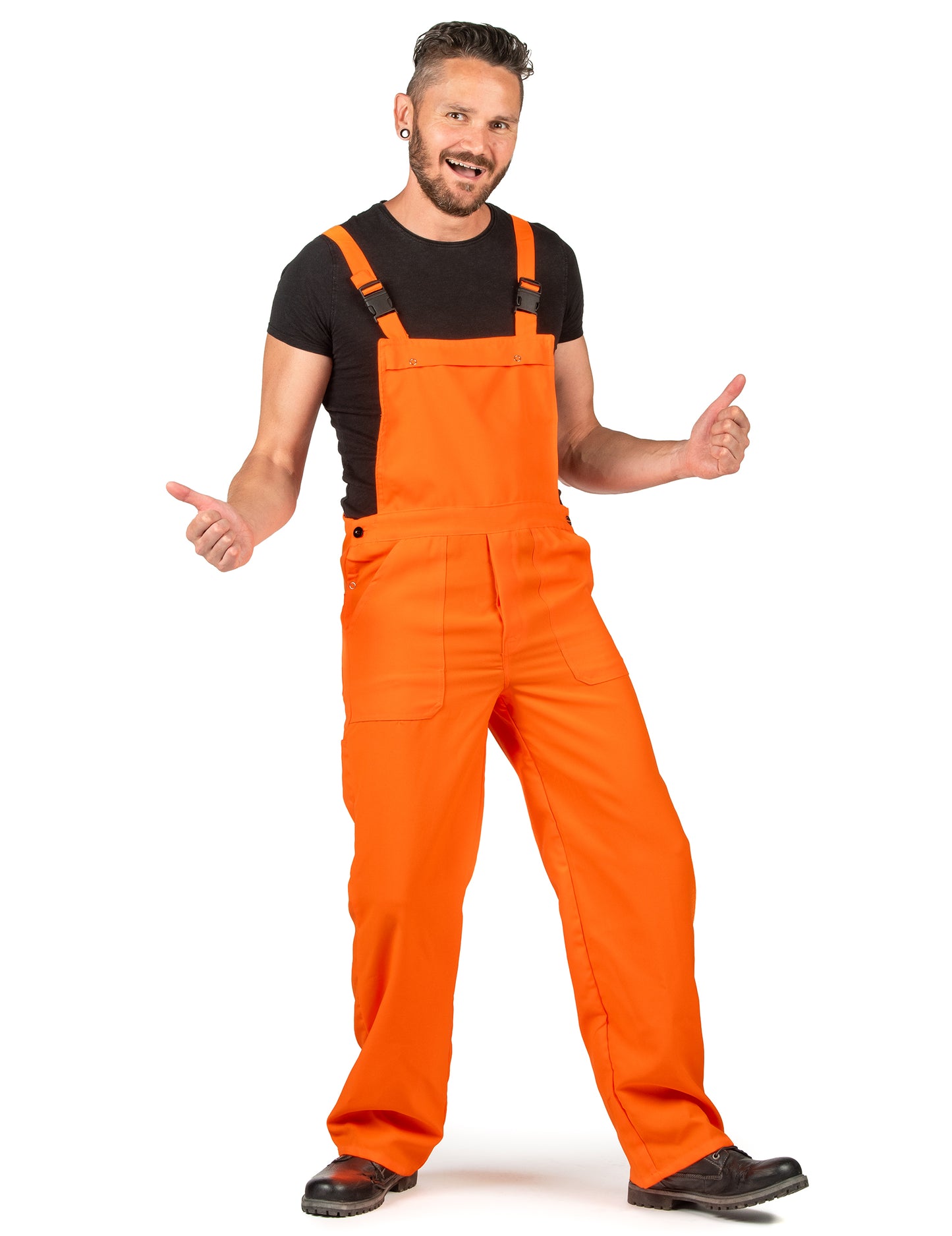 Fluo za odrasle oranžne kombinirane kostum