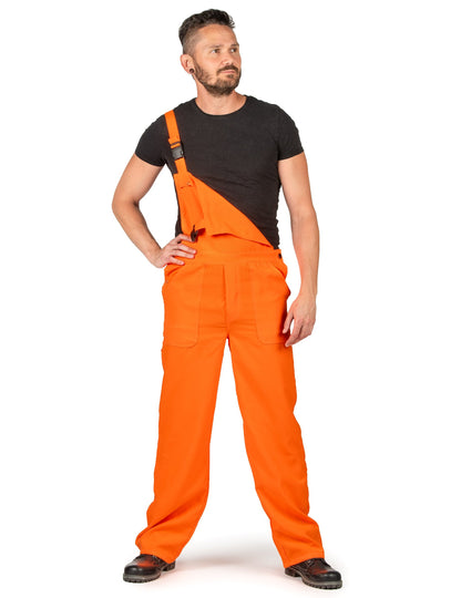 Fluo za odrasle oranžne kombinirane kostum
