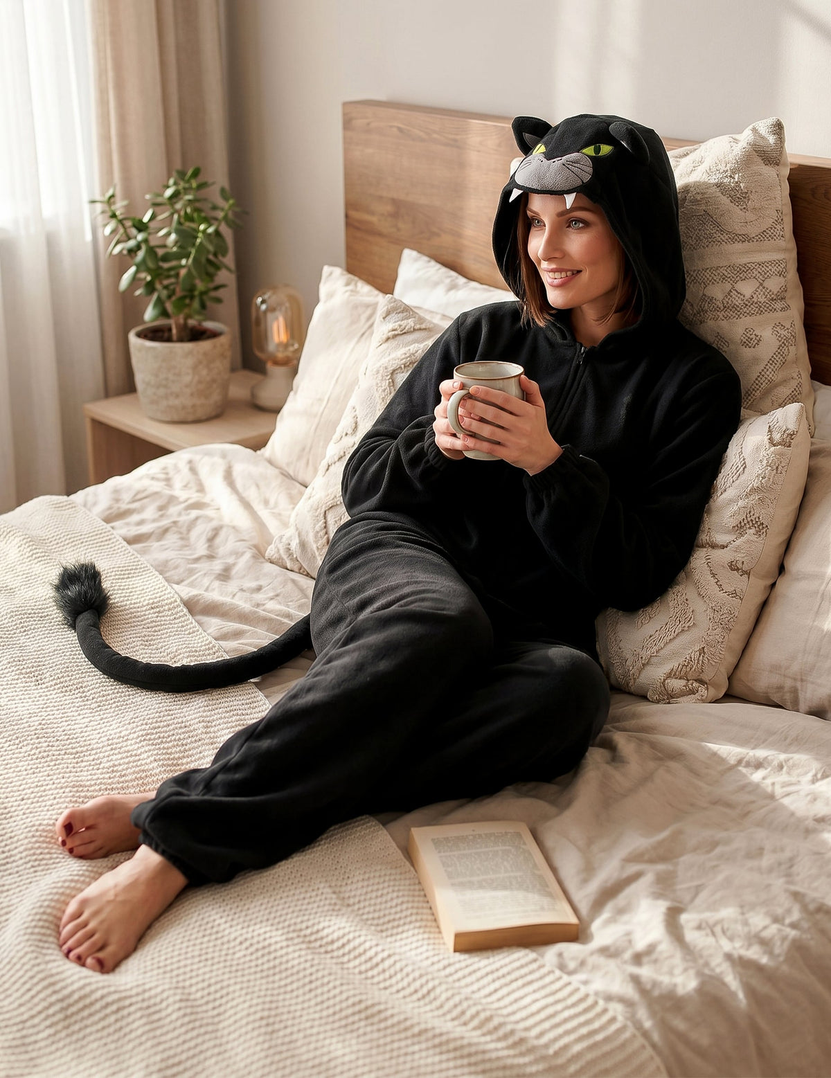 Kombinirani kostum črnega panterja panther