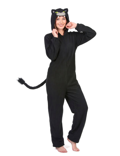 Déguisement combinaison panthère noire femme