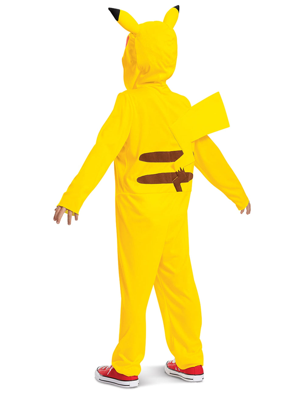 Vue de dos du déguisement combinaison Pikachu Pokémon