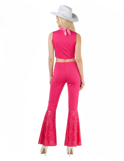 Popolna kostumska kavbojska roza seksi ženska