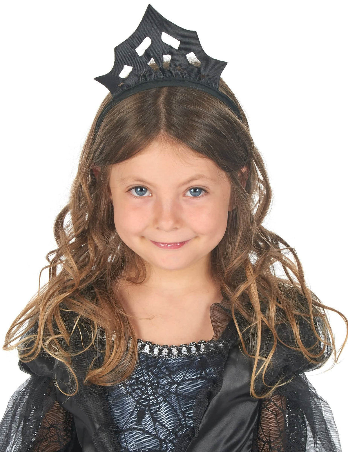 Podrobnost o kroni kostuma grofice halloween