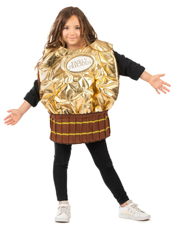 Otroški kostum iz zlatih bonbonov