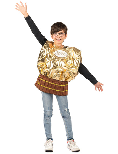 Otroški kostum iz zlatih bonbonov