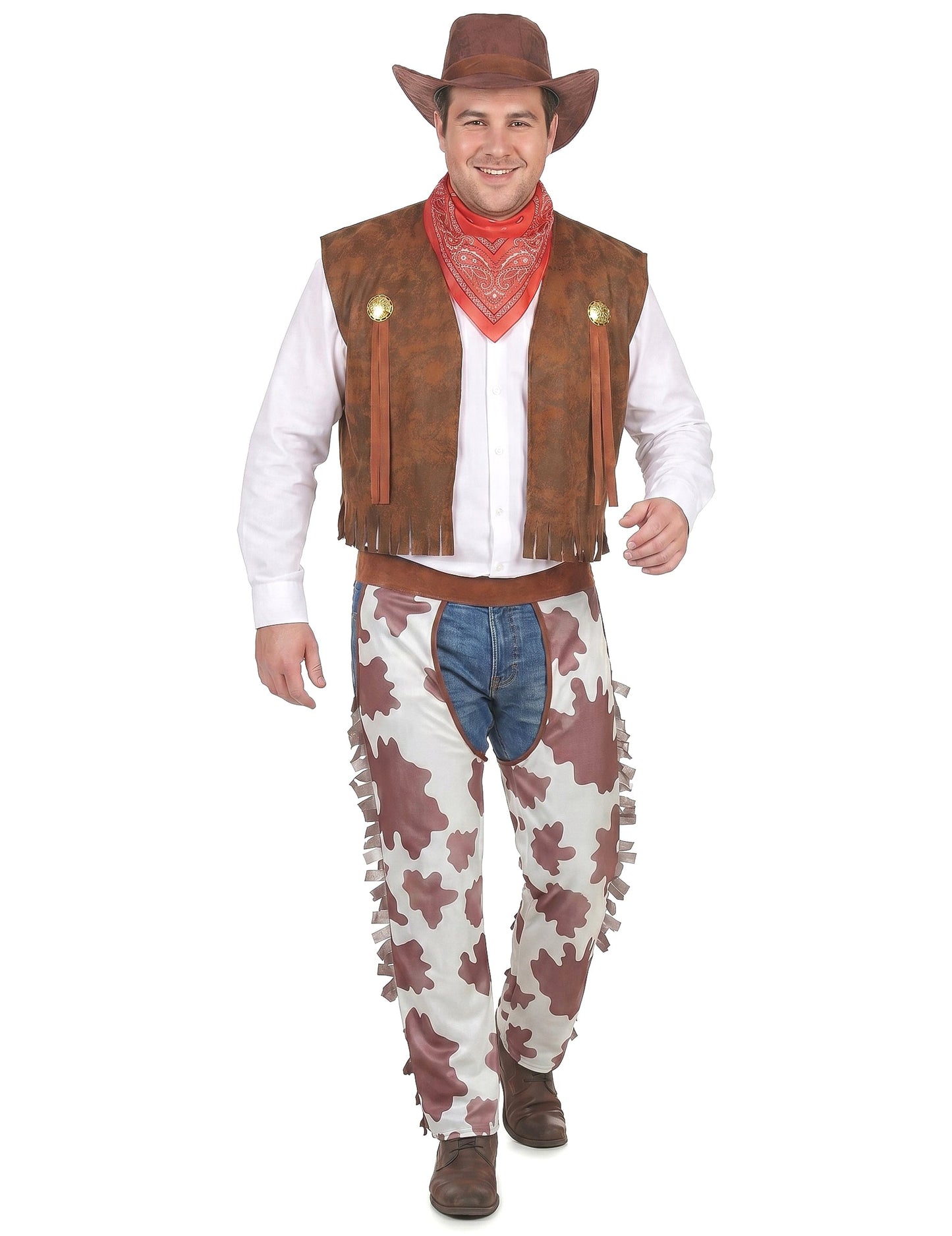 Moški klasični kavbojski kostum