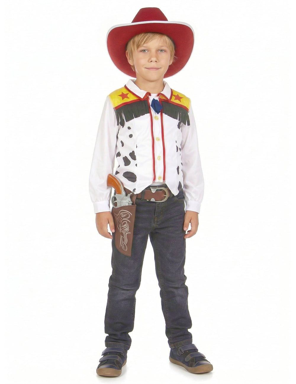 Vue d'ensemble du déguisement cowboy pour garçon