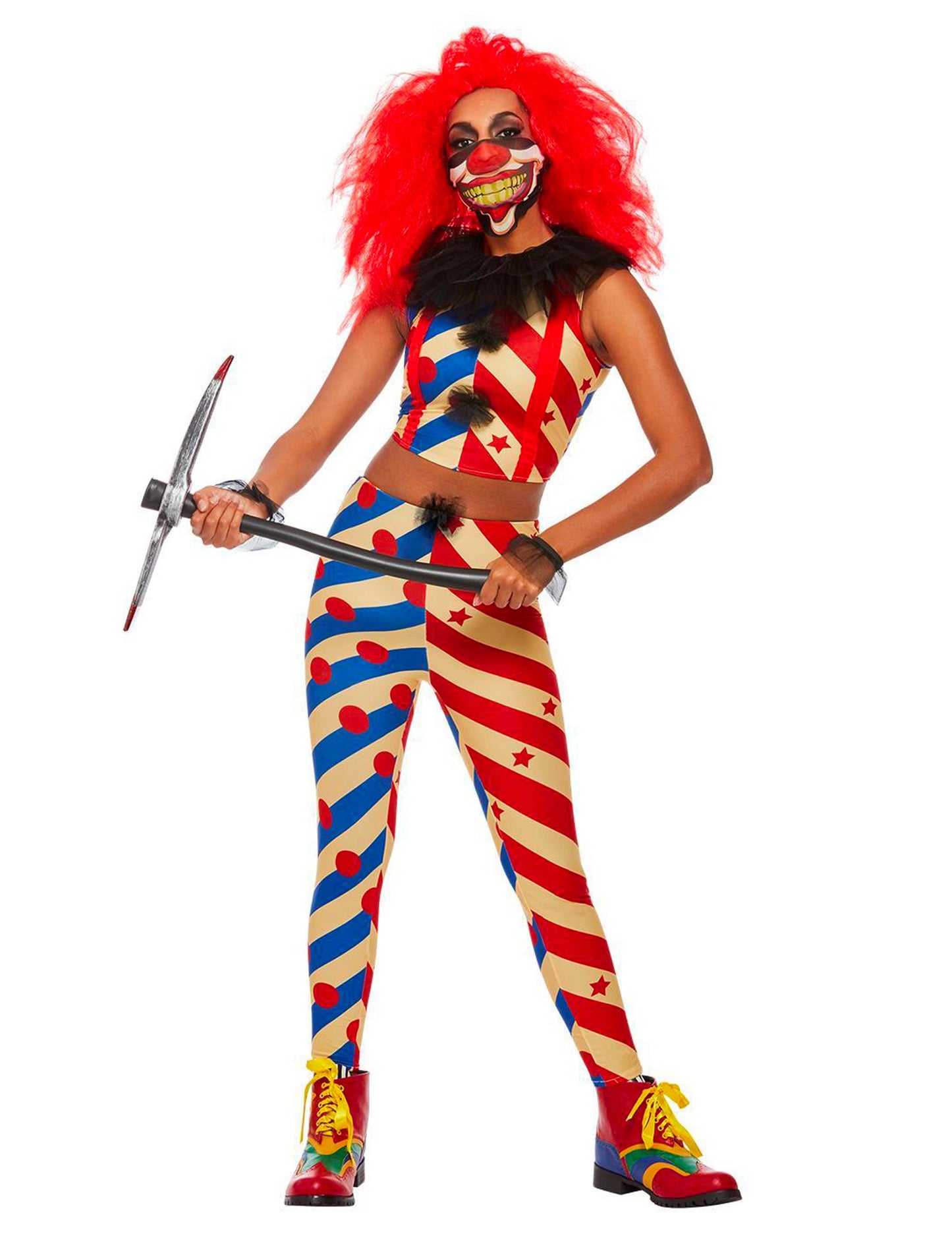 Creepy Clown Bicolor Woman Compution