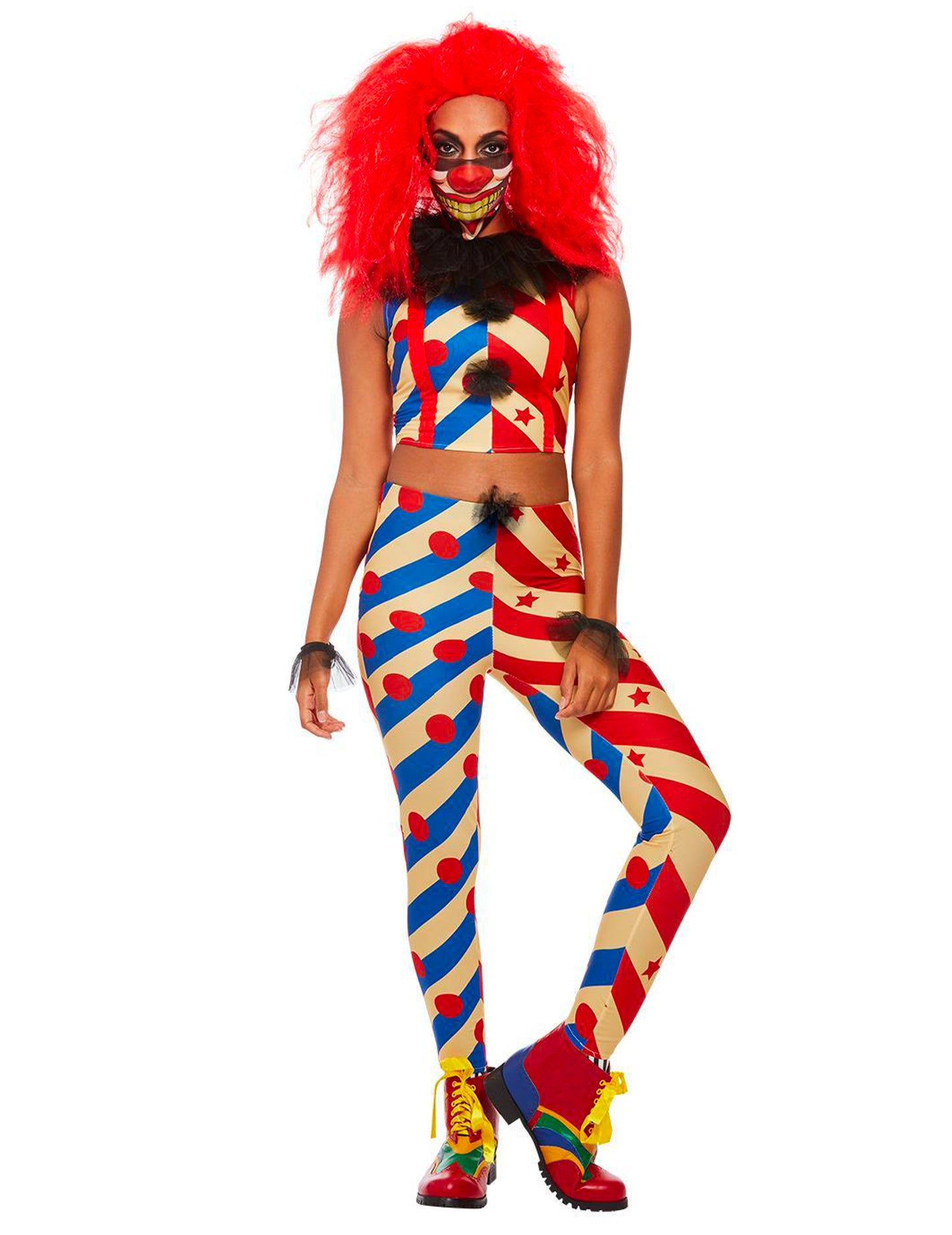 Creepy Clown Bicolor Woman Compution