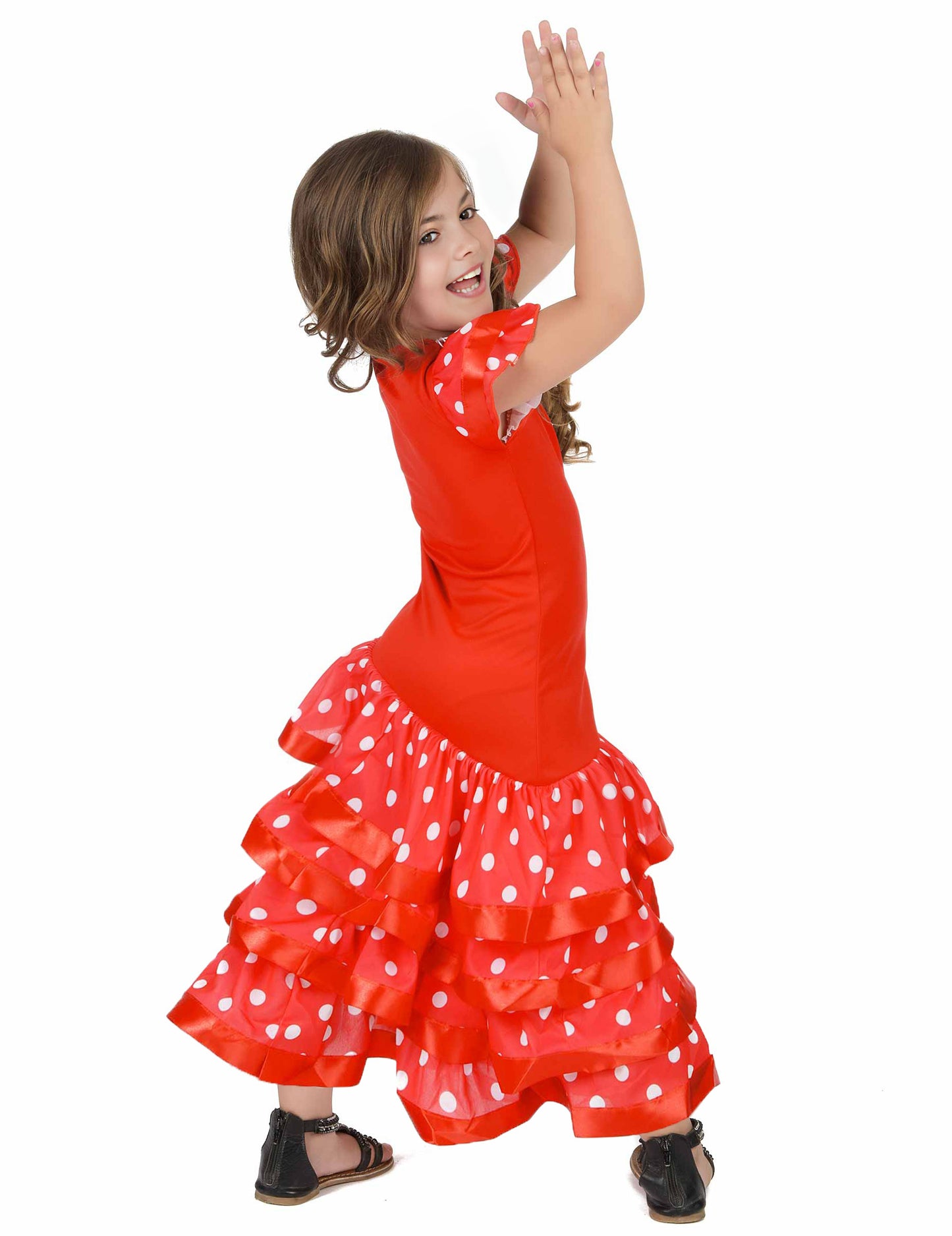 Rdeča flamenko flamenco plesalka kostume dekle dekle