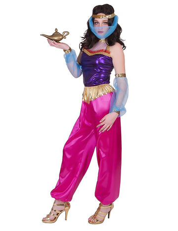 Kostum orientalske plesalke s pokrivalom za ženske 