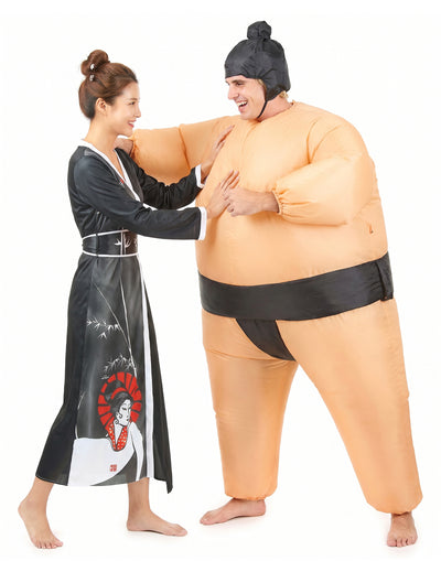Par kostumov sumo in gejša