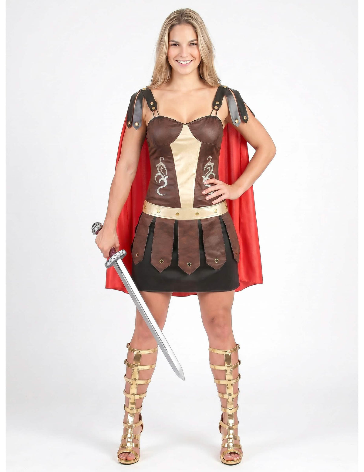 Kostumova ženska rimskega gladiatorja