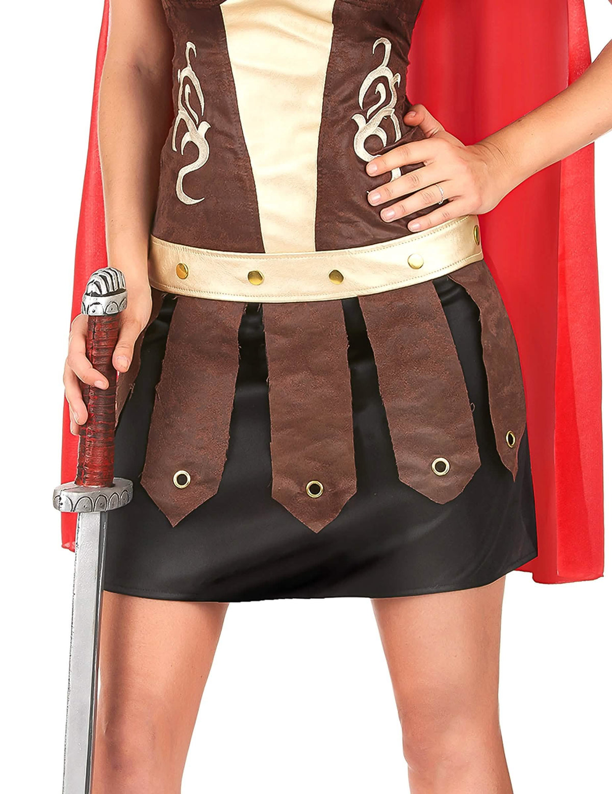 Kostumova ženska rimskega gladiatorja