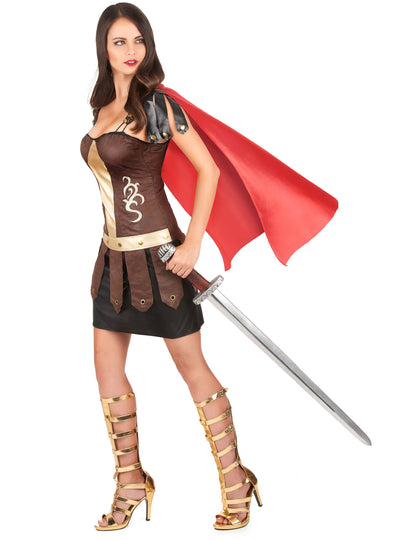Kostumova ženska rimskega gladiatorja