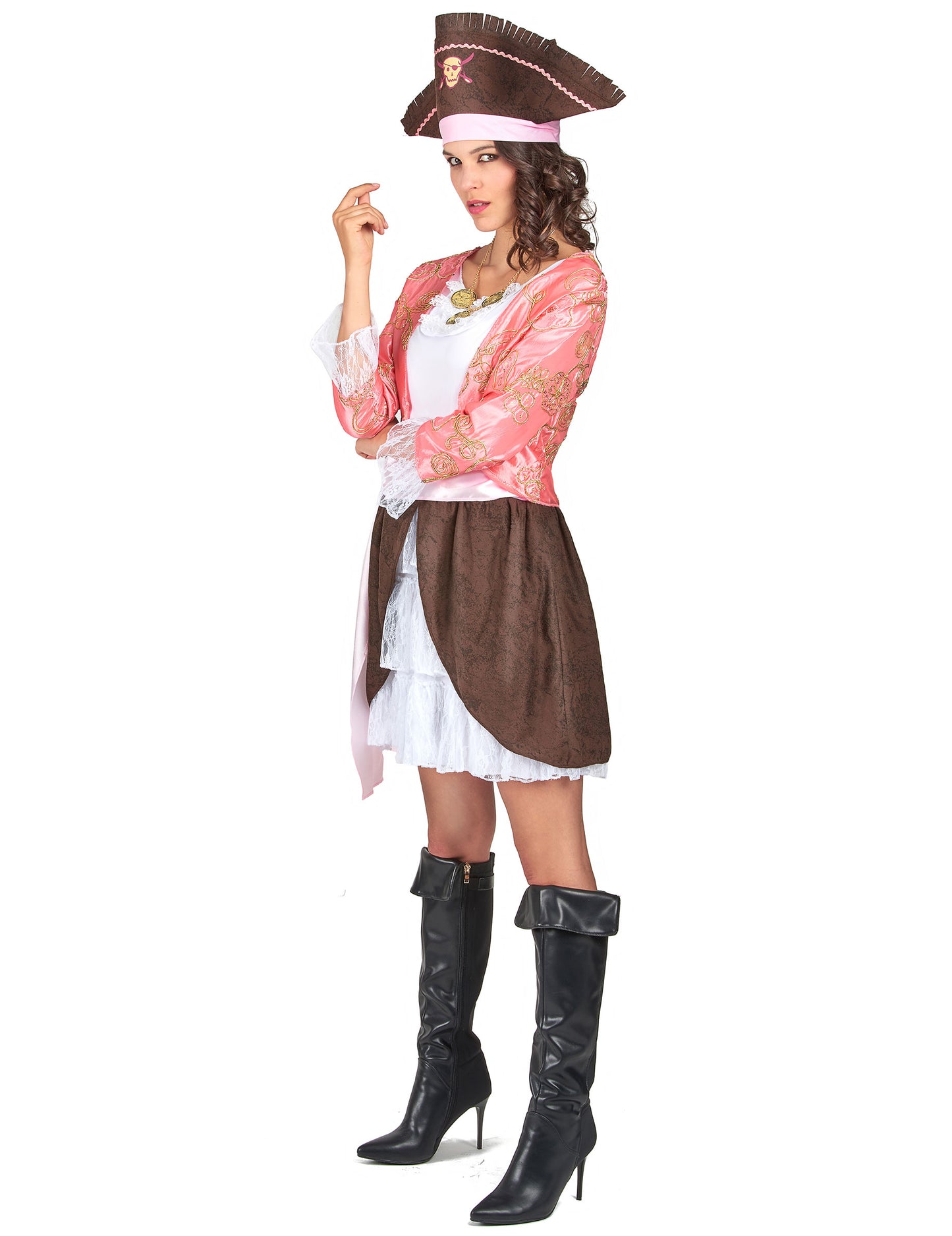 Pink Woman Pirate kostum